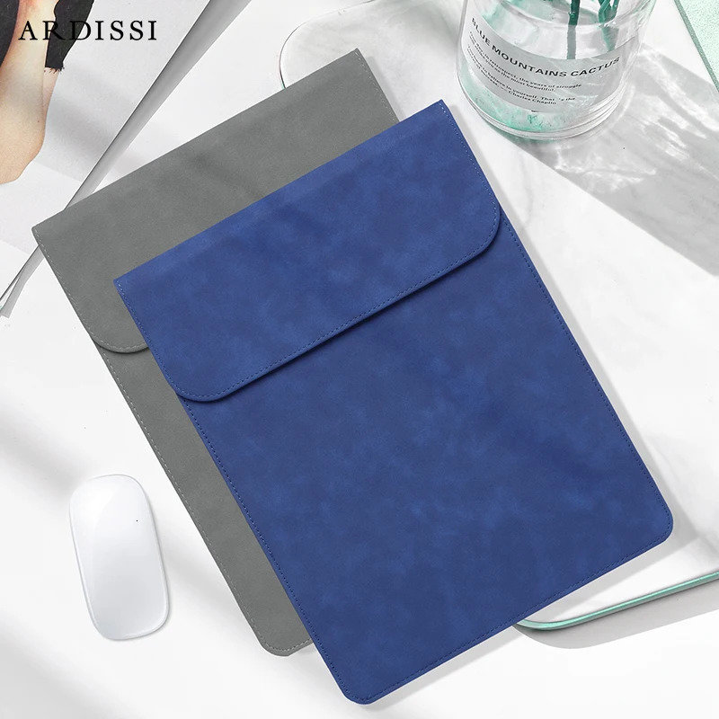 Computer Sleeve Case for Mac Book iPad Air M1 M2 13 14 15 6 16 Pro 12 9 11 Inch Cover Bag Pouch Matte Vegan Leather 251027