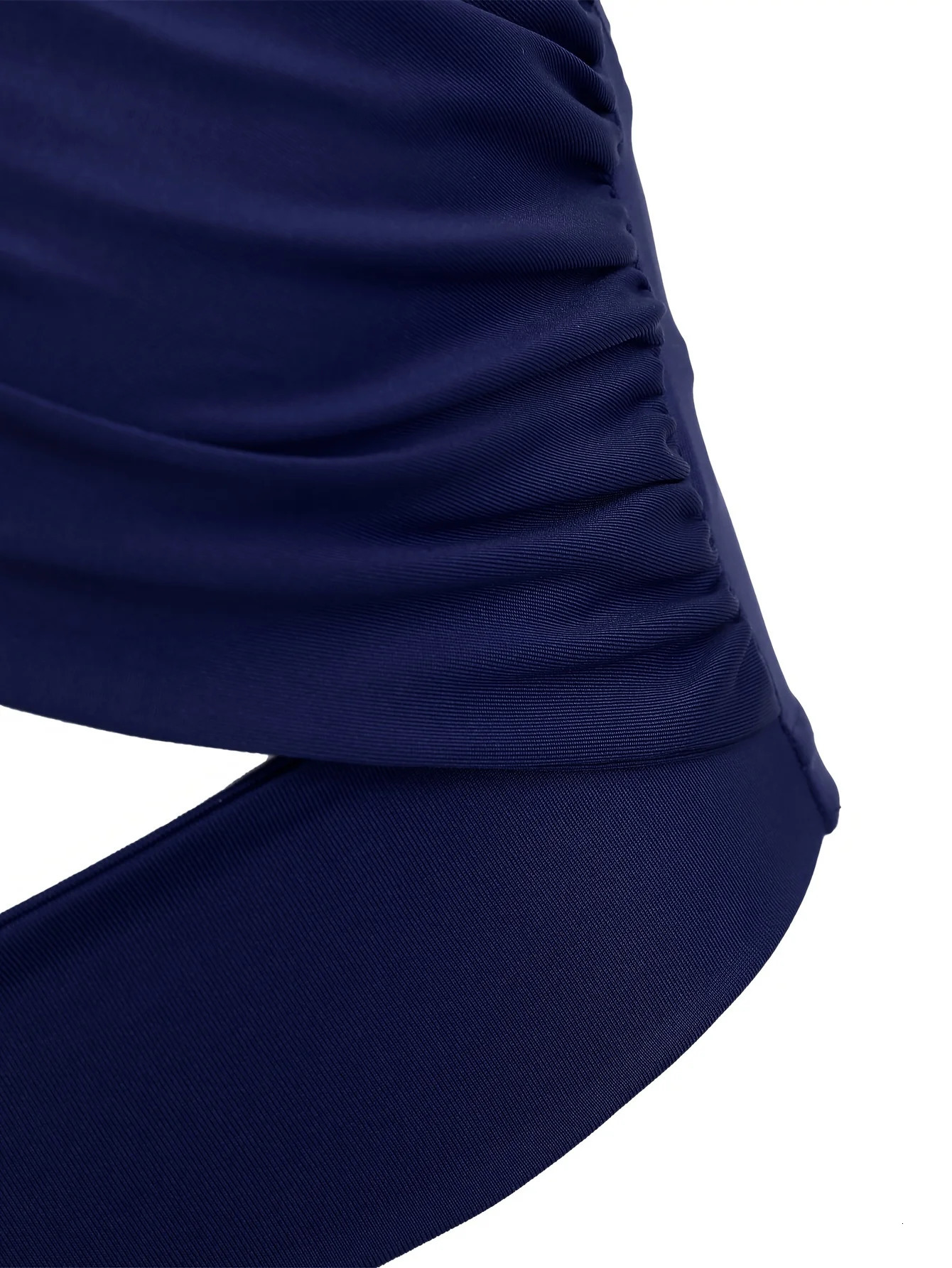 Europe and the United States solid color hanging neck small tube top hollowed out umbilical slim girl suspender vest 251027