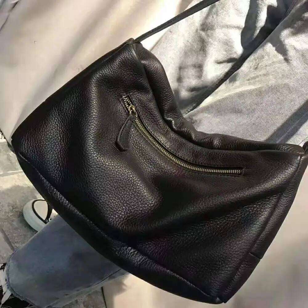 Designer Luxury MESOUL Simple Style Women Shoulder Bag Soft Genuine Leather Crossbody Lady High Quality Casual Travel Messenger