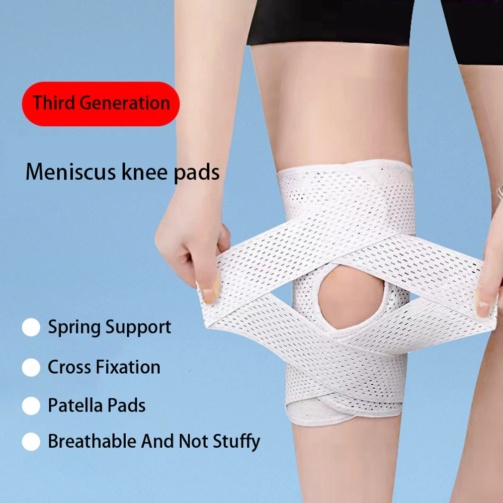1Pcs Professional Knee Brace with Side StabilizersAdjustable Knee Support with Meniscus Pad Patella Gel Pad for Meniscus Tear 251023