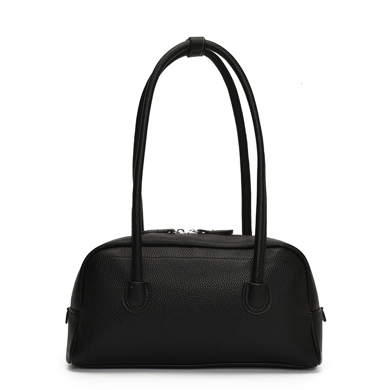 Free shipping designer bag New Niche Boston Handbag for Women Bowling Bag Simple Commuter Shoulder Underarm Bag