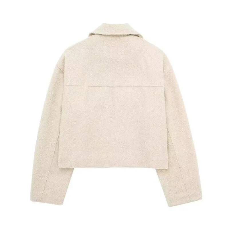 winter jacket women HXAO Women's Winter Tweed Jacket Coat Autumn Suede Demi-season Fleece Jackets for Women Zipper New in Coats 2024 Outerwear