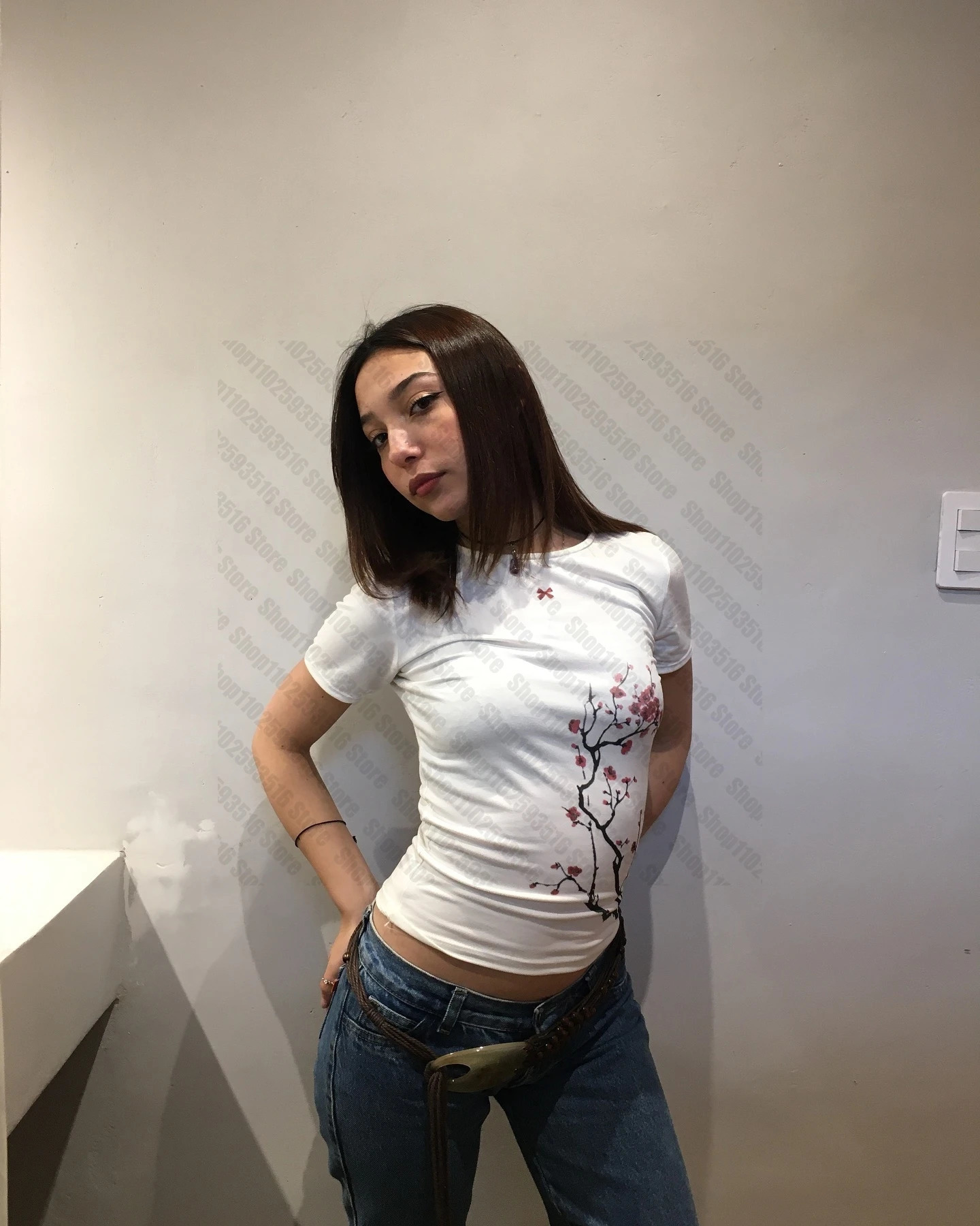 2000s Clothes Y2k Tops Kpop Graphic Tees Y2k Top for Women Clothing Female Anime Girl Womens Tshirts 90s Clothes Vintage 251027