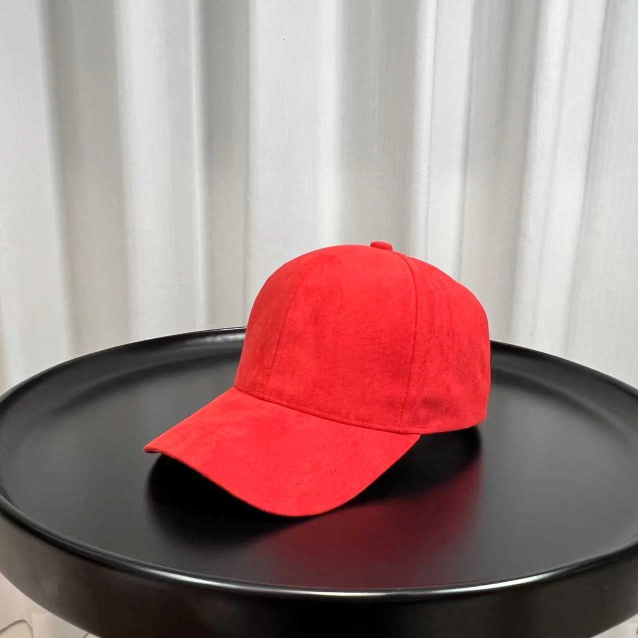 Fashion Adjustable Suede Baseball Caps For Men Women Autumn Winter Solid Retro Snapback Hip Hop Hat Unisex Street Sun Visor CapsW251027