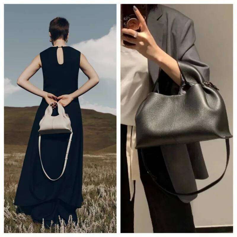 Fashionable French Cloud Light Dumpling Bag, European And American Retro High-End Handbag, Women's Crossbody Bag