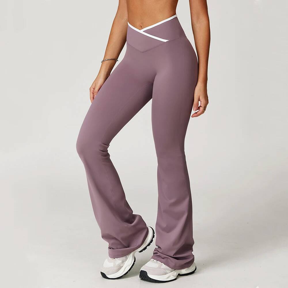 winter jacket women Yoga Fiess Leggings Bell Bottoms High Waist Sport Flare Pants Gym Women Female Legging Tummy Control Running Tight