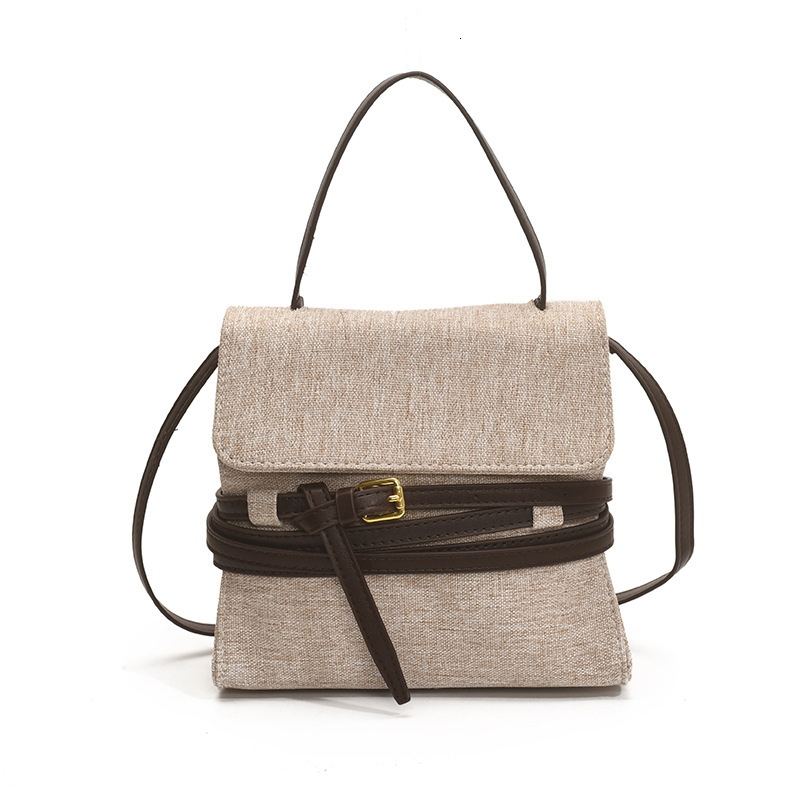 Free shipping designer bag Unique Design PU Leather Strap Handbag gold Pin Buckle Denim Bag High-end Flap Magnetic Buckle Handbag