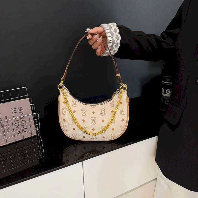 Elegant Shoulder Women Korean Style Versatile Handbags Office Lady Fashion Leather Underarm Bags Hot Selling Item