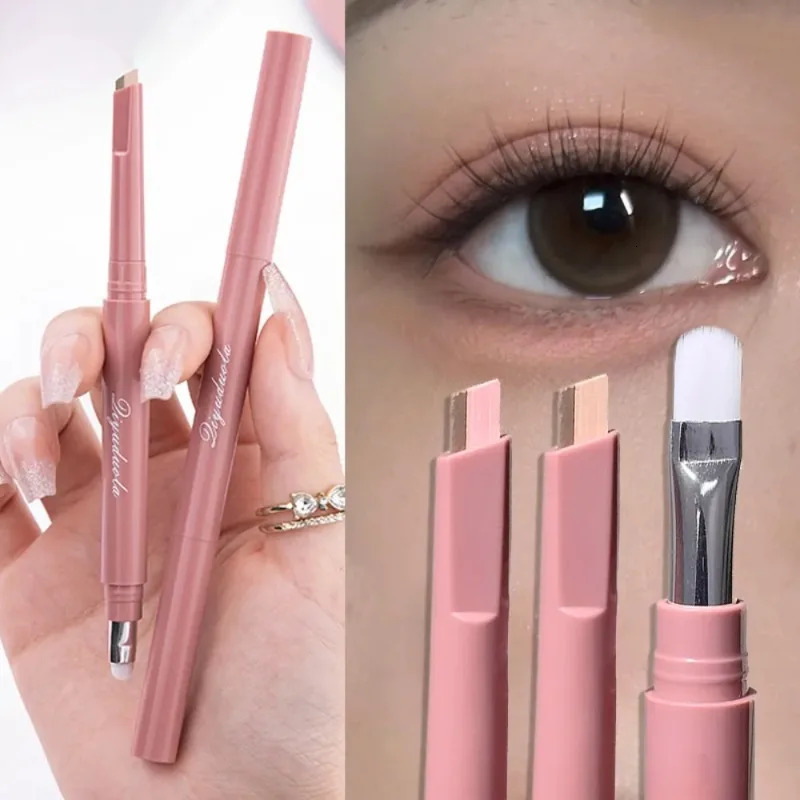 Brightening Aegyo Sal Pencil Waterproof Natural DualColor Lying Silkworm UnderEye Highlighter Shadow Pen Contour Eye Makeup 251027