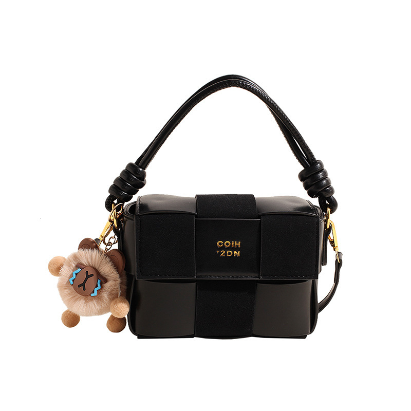 Free shipping designer bag Fashionable Handheld Woven Bag for Women New Autumn and Winter Trendy Versatile Small Square Bag Casual Single Shoulder Cro
