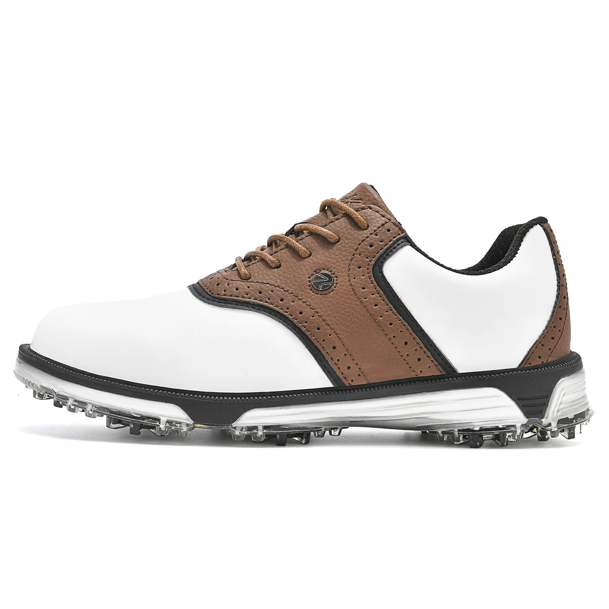 Golf Shoes waterproof Golfer Sport shoes Man Ankle Golf Sneaker supplies Golfing Shoes Non Slip Comfortable Walking Shoe white 251023