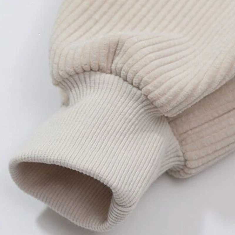 Thickened Fleece Winter Pants for Kids 16Y with Bear Patch Casual Warm Thermal Joggers for Baby Boys And GirlsT251027