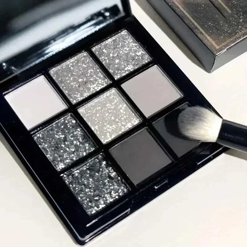 9color eyeshadow palette True dark soft Multilight shiny Easy to apply no fallout longlasting color payoffXJ251027