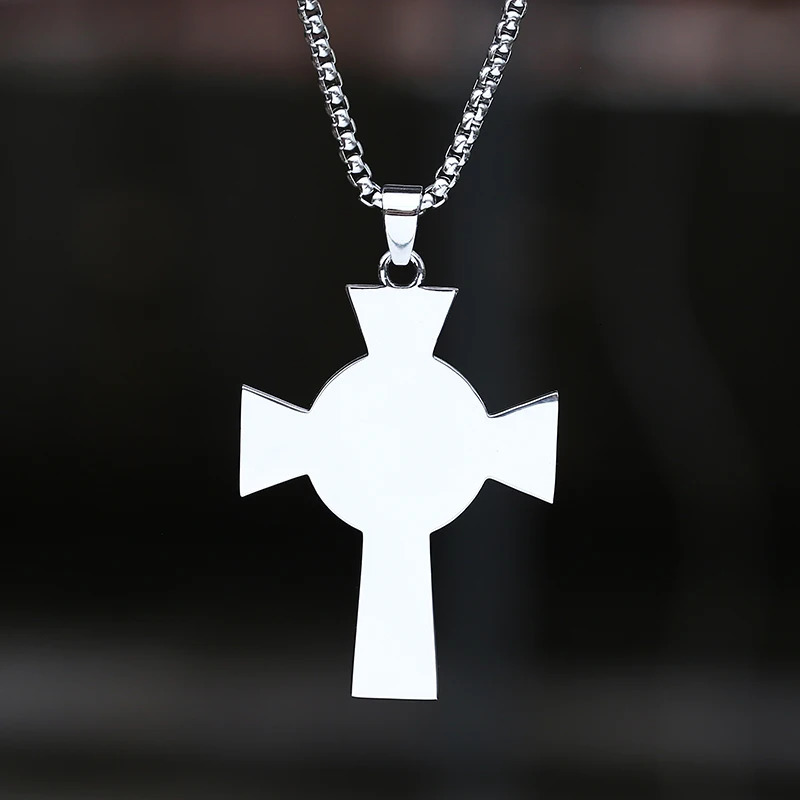 Viking Witch Celtic Cross With Knot Pendant Necklace Rune 316L Stainless Steel Men Chain Odin Gothic Amulet Jewelry Gifts 251020