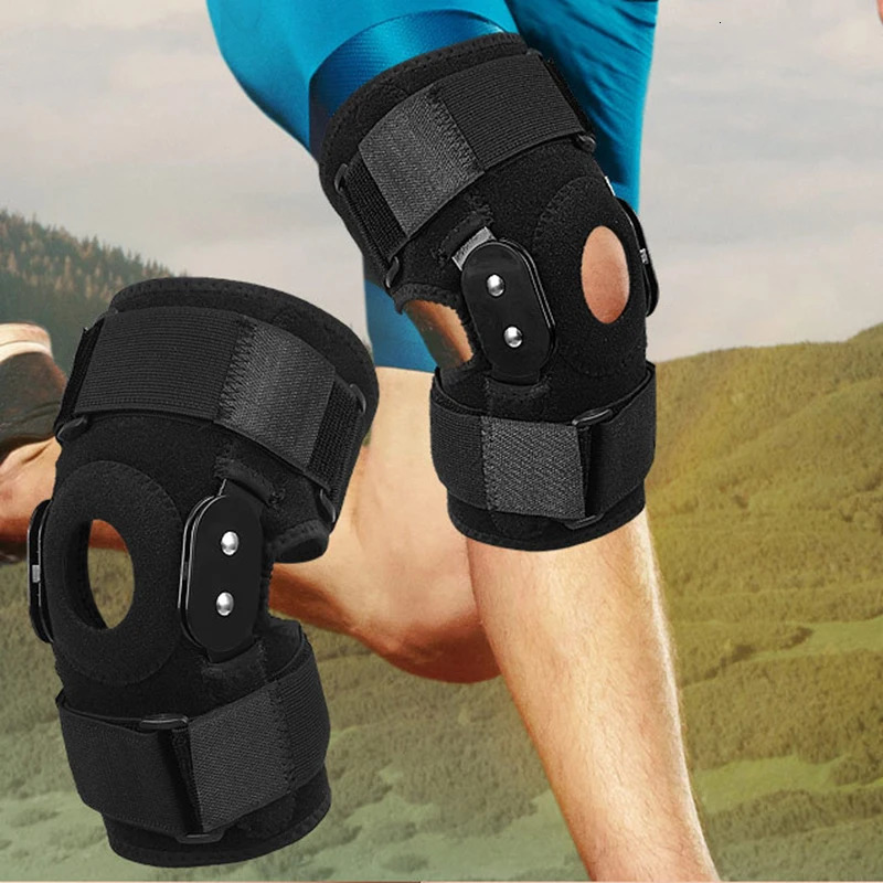 1pcs Knee Support orthopedic knee Brace Adjustable Open Patella Knee Pads Protector Guard Gym Workout Sports 251023