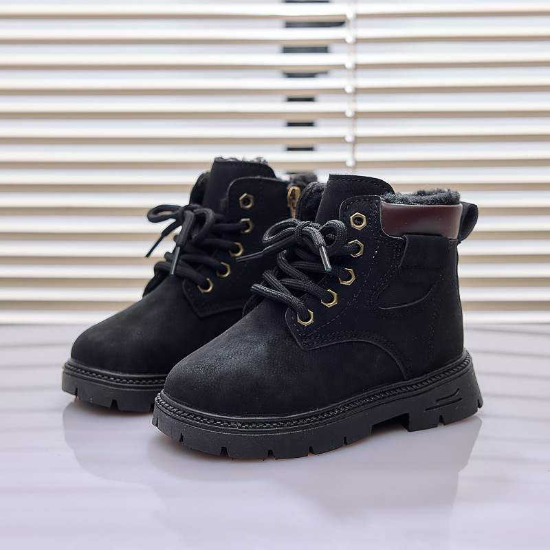 Kids Angle Boots for Boys Toddler Winter Warm Snow Boots Shoes Kidszworld Child Girls Snow Boots Winter Shoes Size 21 - 30 K1218