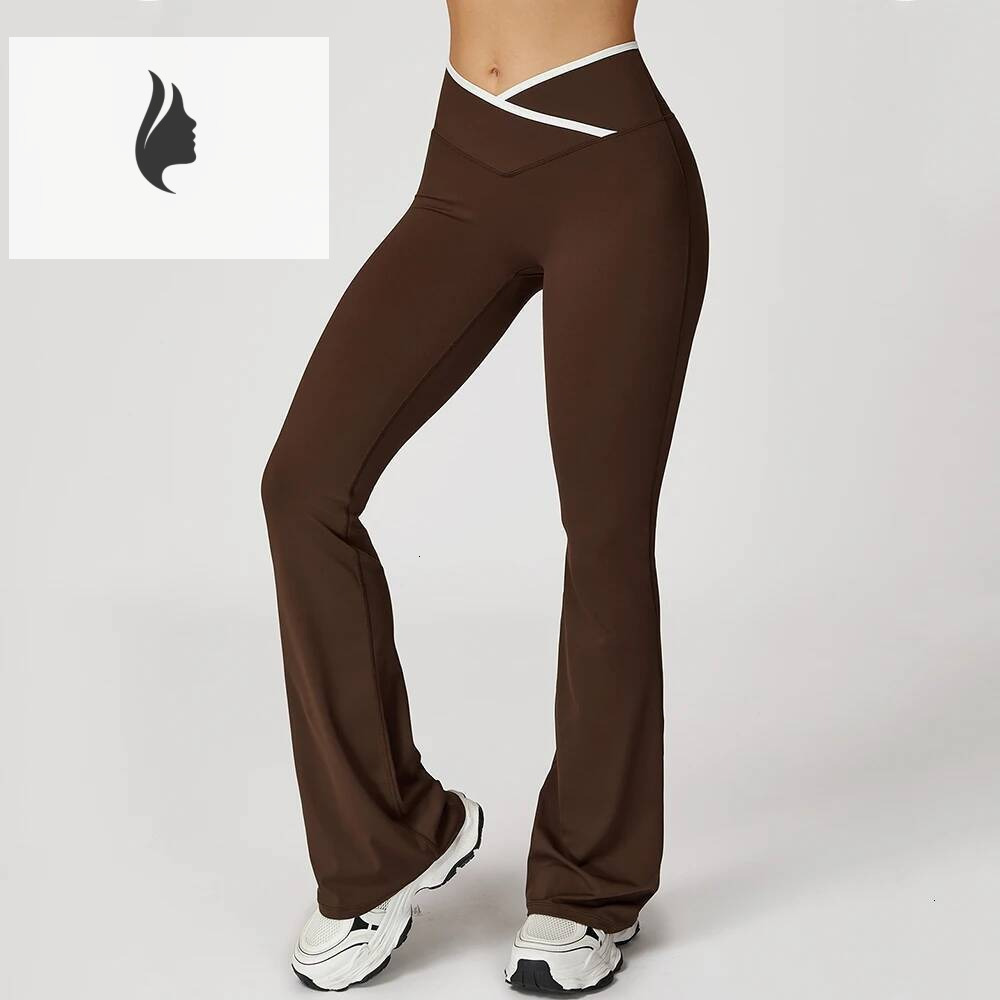 winter jacket women Yoga Fiess Leggings Bell Bottoms High Waist Sport Flare Pants Gym Women Female Legging Tummy Control Running Tight