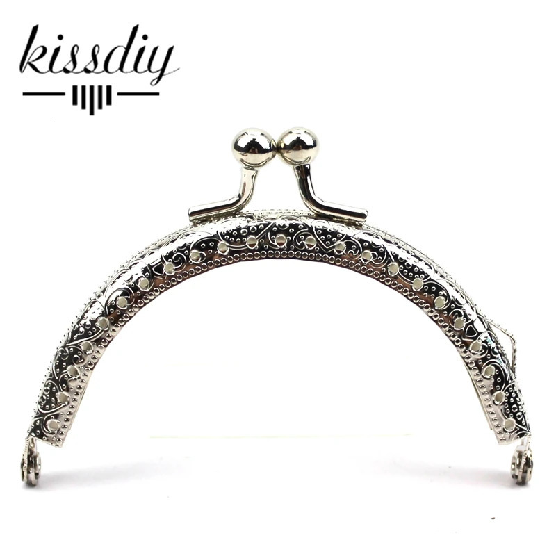 10PCS 85cmSemicircle Metal Purse Frame Kiss Clasp Handle For Bag Sewing Craft Tailor Sewer Bag Accessory Mix Color wholesale 251027