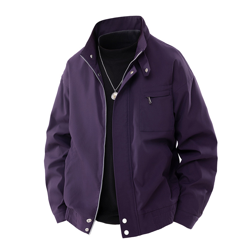 Men's Jacket for Cross-border European & American Markets - Spring & Autumn Versatile Casual Sports Outdoor Windproof Trendy Couple Style Outerwe