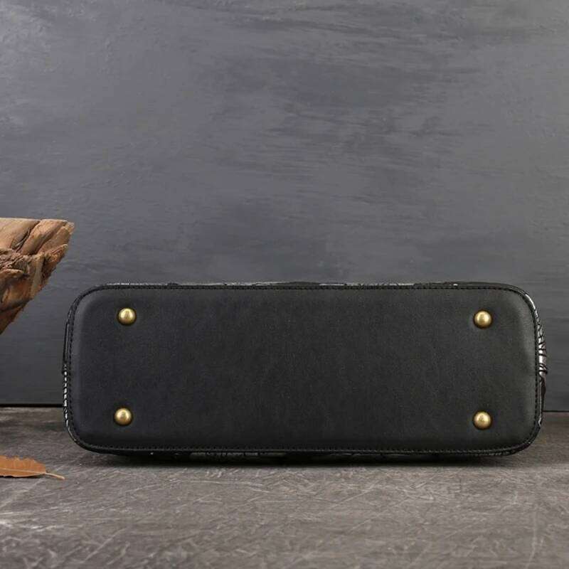 Vintage Original Design Women Emed Ladies Handbag Large Capacity Femal Shoulder Crossbody Bag Mother's Tote Pack 2025