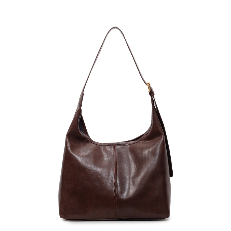 Free shipping designer bag Relaxed Casual Tote Bag for Women Large Capacity New Fashionable High-End Soft Leather Commuter Shoulder Bag