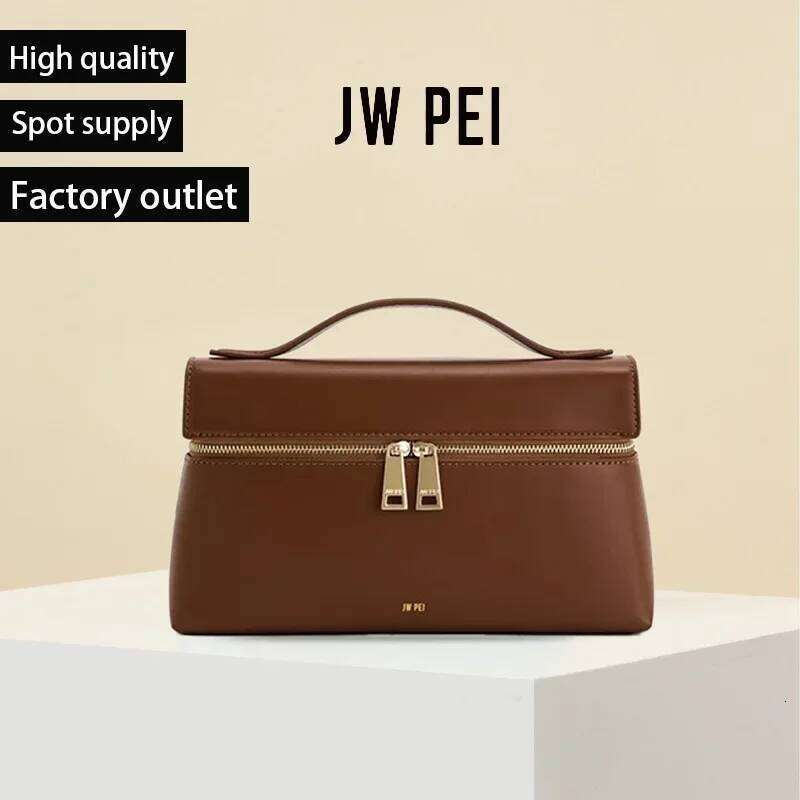 2023 Fashionable Versatile Handbag Small Square Lunch Box Simple Shoulder Bag Minimalist Neutral Style