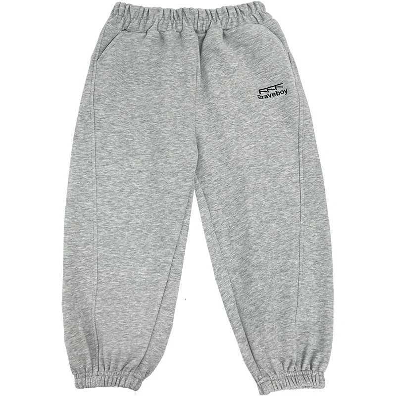 2025 New Boys Korean Version Loose Sports Pants 290g Knitted Wear Resistant and Durable Sweatpants Fashion Boy ClothesT251027