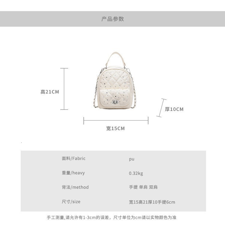 Free shipping designer bag Handheld Small Bag for Women New Niche Simple Quilted Chain Bag Casual Double Shoulder Backpack