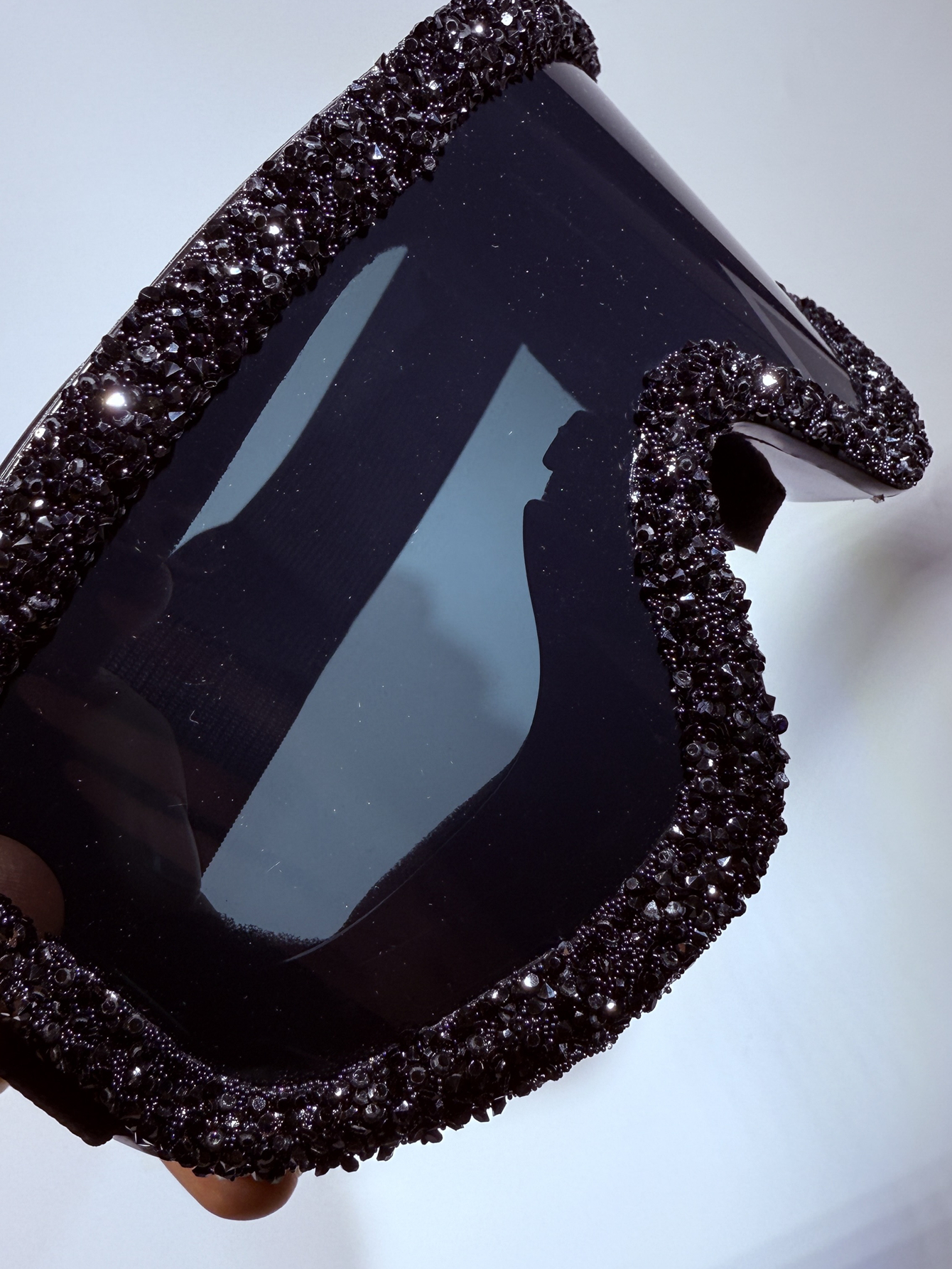 1pc Oversized Ski Goggles for Women - Full-Coverage Protective Fashion Soft-Shell Ski Goggles with Anti-Reflective Coating for ATV, Karting, Off-Road 