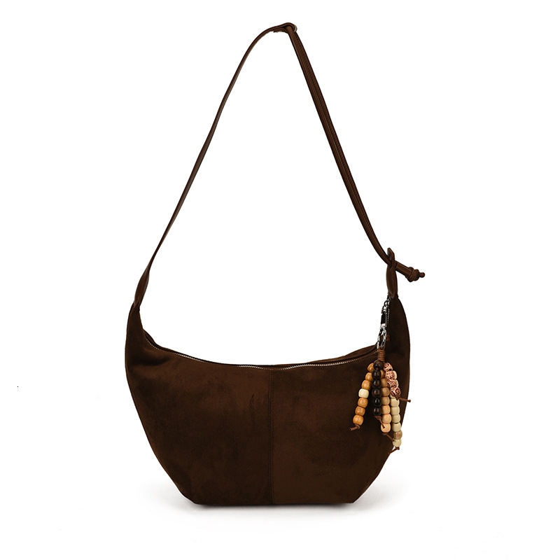 Free shipping designer bag Simple Horn Bag for Women New Fashion Versatile Casual Crossbody Bag Large Capacity Single Shoulder Dumpling Bag