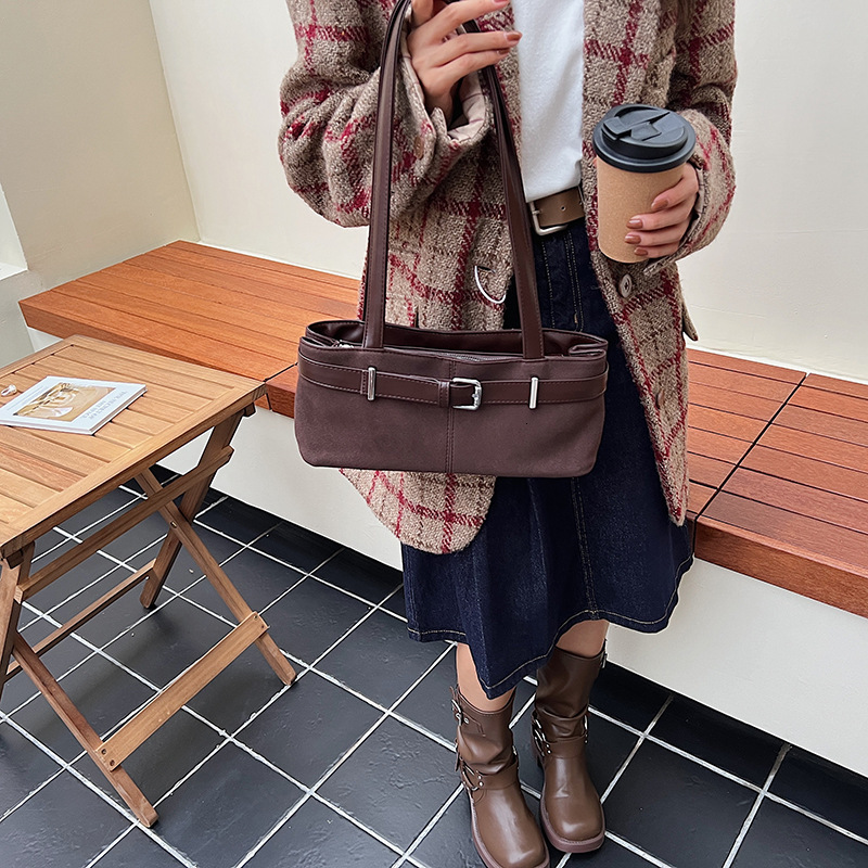 Free shipping designer bag High-end Underarm Bag for Women Trendy Fashionable Textured Shoulder Bag Commuting Handbag