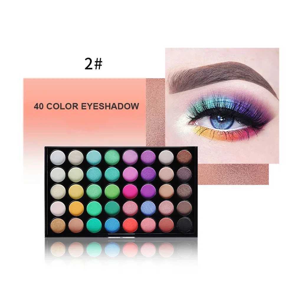 40 Colors Gliltter Eyeshadow Palette Matte Eye Shadow Pallete Shimmer Shine Nude Make Up Palette Set Kit Cosmetic WomenXJ251027