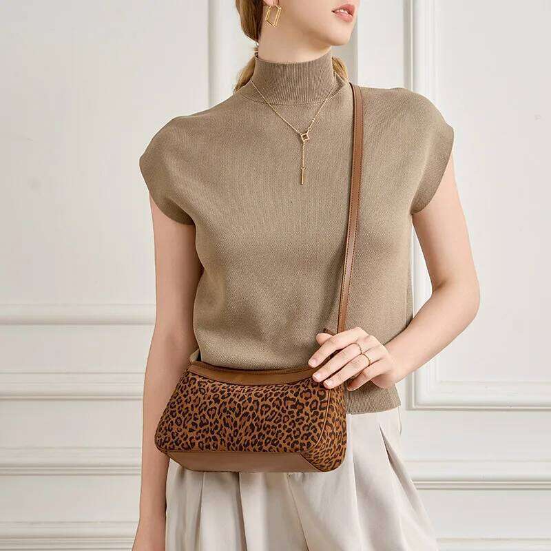 Jonlily Women Genuine Leather Shoulder Female Fashion Handbag Totes Small Underarm Daybag Crossbody Bag Purse -Kg2093 Suotong1027