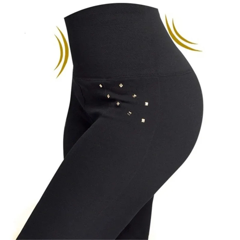 Diamond Zippered Leggings Women Seamless Cotton Tights Elastic High Waist Hip Lift Outside Wearing Fashion Slim Leggings 251027