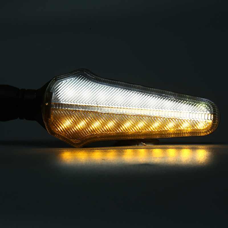 Motorcycle Sequential Turn Signal Modified Car Warning LED Direction Light Modification Accessories Shenjian Flowing Light