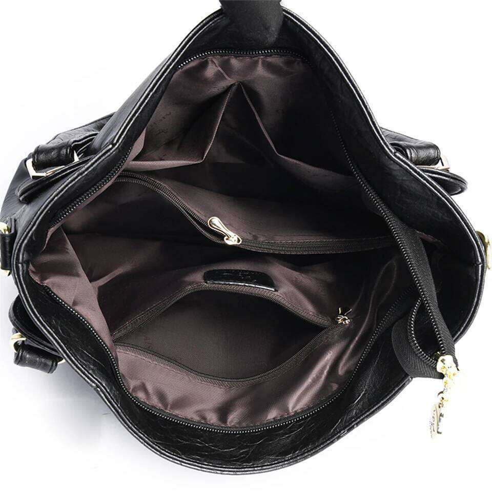 Genuine Brand Soft Leather Top-Handle Bags Female Handbags Women Shoulder Crossbody Tote Messanger Bag Large Capacity Sac A Main