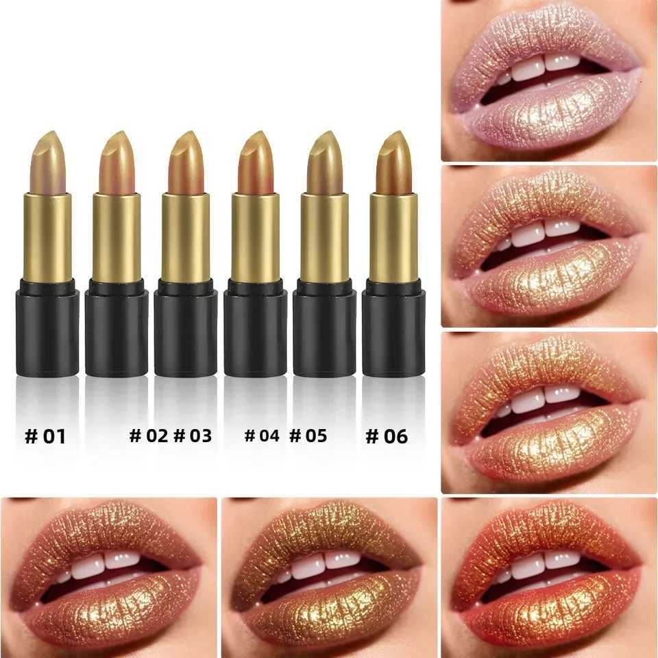 Shimmer Lipstick Moisturizing Long Lasting Waterproof Non Transfer Pearlescent Glossy Lip Gloss W251027