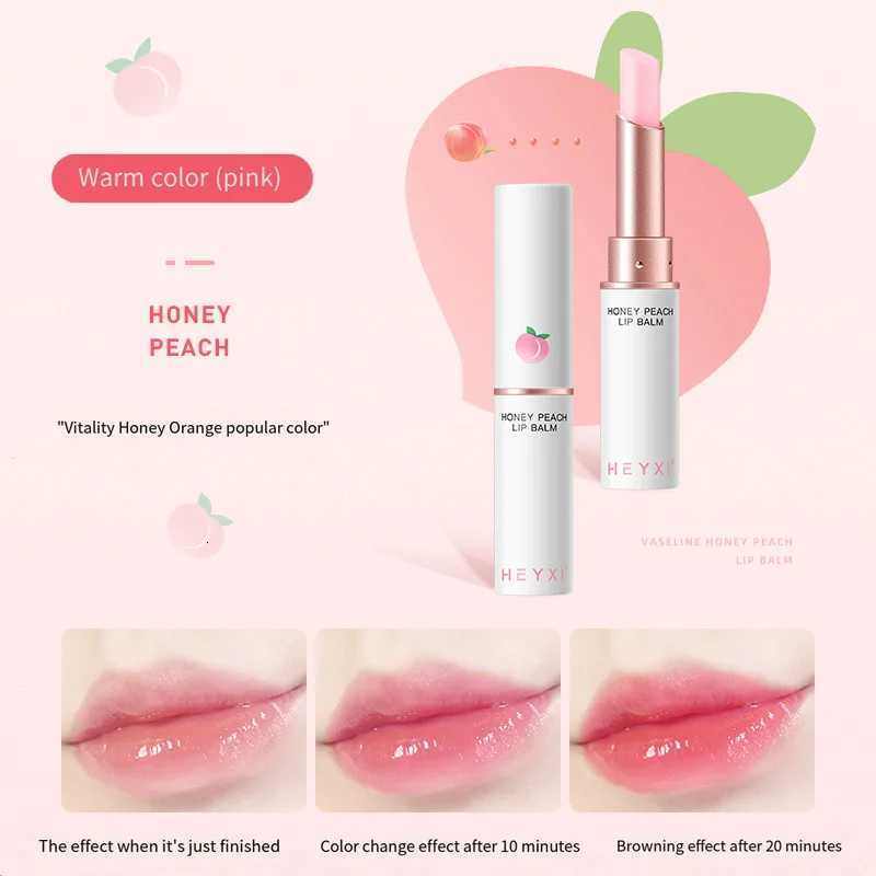 Peach doe lip balm warm lipstick lasting moisturizing light lines moisturizing nongreasy lip lipstick W251027
