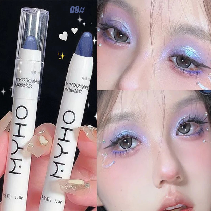 Glitter Chameleon Pink Eye Shadow Pen Lying Silkworm Highlighter Eye Head Brightening White Pearlescent Eyeliner Pencil Makeup 251027