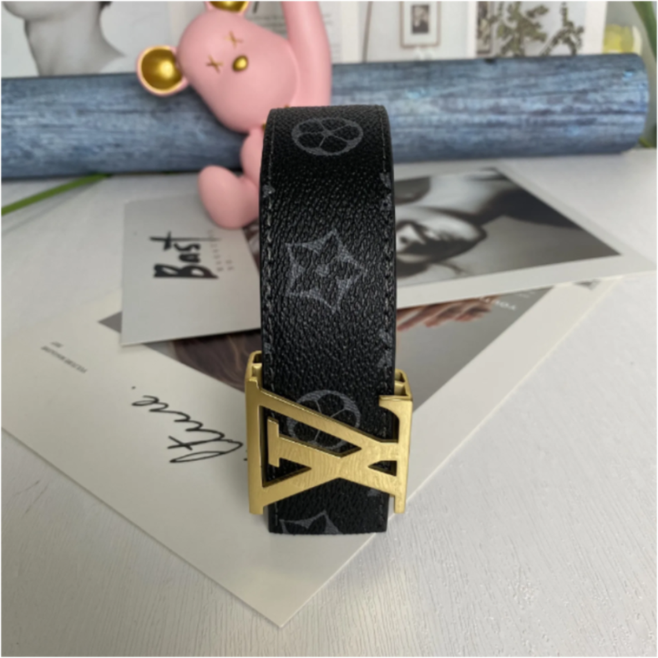 Designer belts for women luxury belt men belt Fashion casual Leather Belt Genuine Unisex letter smooth buckle Golden Silver Buckle le ngth 100-125CM A1