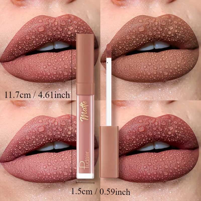 Long Lasting Velvet Lip Glaze Matte Finish Waterproof Smudgeproof Lipstick suitable for multiple scenes Everyday Lip Color W251027