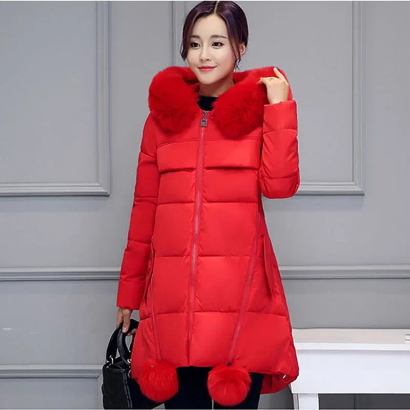 Oversize Winter Jacket Women Parka Hooded Outerwear Warm Down Cotton Plus Size 5XL 6XL Coat Parker Y159 251027