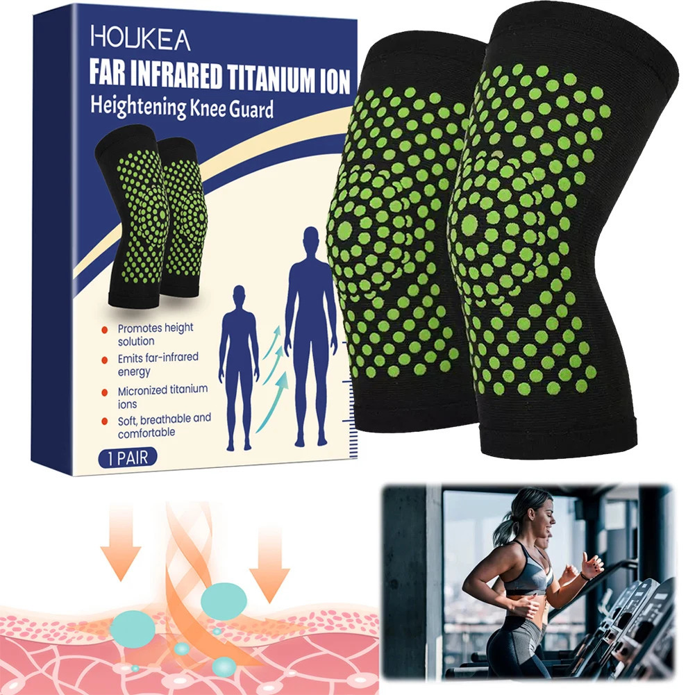 2Pcs Self Heating Knee Braces Sleeve Improve Blood Circulation Winter Warm Knee Braces Wormwood Knee Brace Support for Men Women 251023