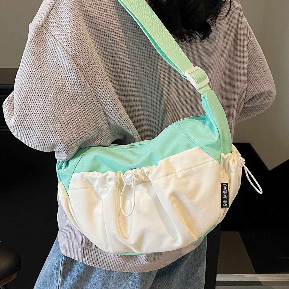 Easy-Carry Lightweight Ladys Tote Stylish Cotton Fabric Shoulder Satchel