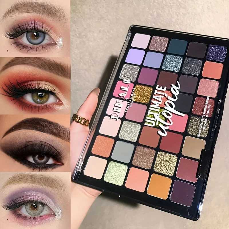 40Color Eyeshadow PaletteMatteShimmer Satin Finishes in Earthy BrownsNudes Multicolor Tones for Stunning Eye Makeup LookXJ251027