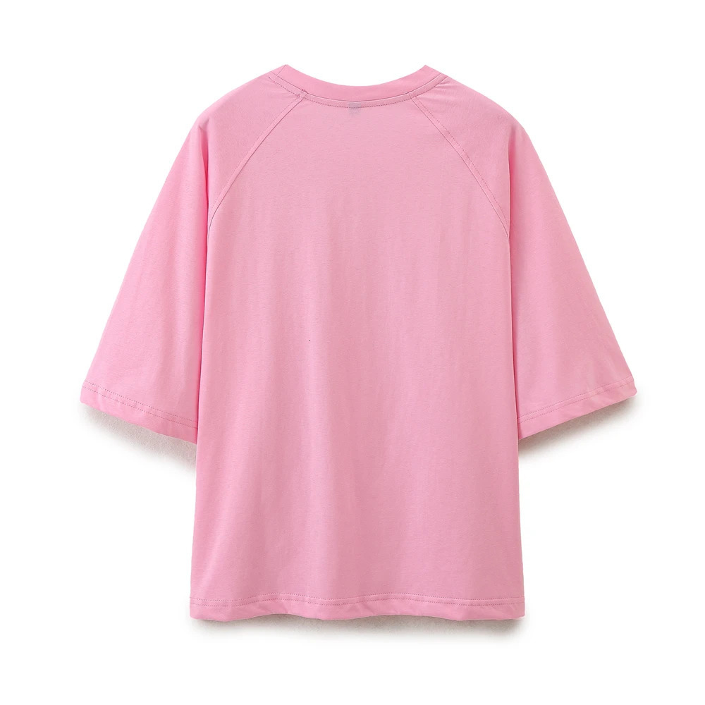 DUOPERI Women Fashion 2 Pieces Sets Solid Loose TShirt and High Elastic Waist Trousers Female Chic Lady Casual Pant Coordinates 251013