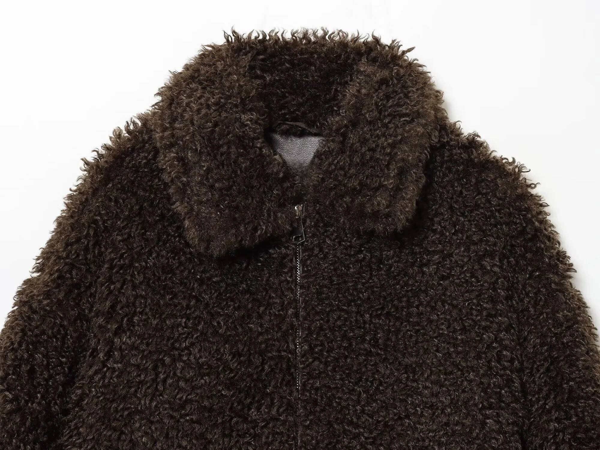 winter jacket women Autumn New Product Women's Clothing Sweet Temperament Casual Fashion Versatile Long Fleece Jacket Coat