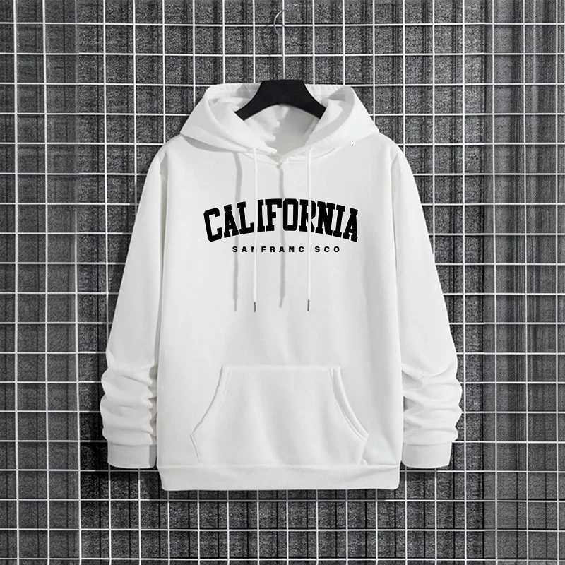 Newest California Mens Hoodie Urban Streetwear Top Fashion Hip Hop Hooded Sweatshirt Male Trendy Casual Hoody Autumn Winter Wear W251027