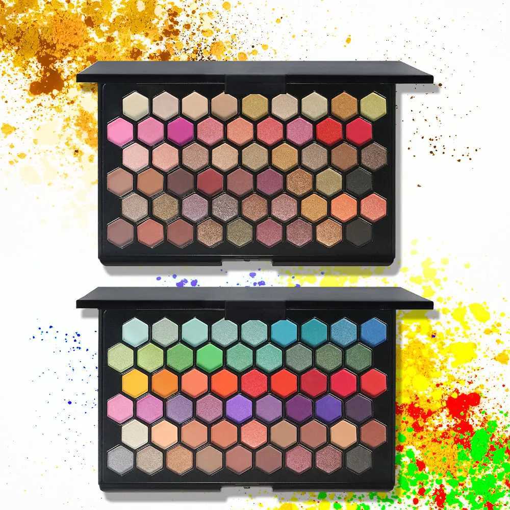 54 Colors Matte Fine Glitter Eyeshadow Palette Earth Color Eyeshadow Palette Waterproof NonHalogenating Delicate EyeshadowXJ251027