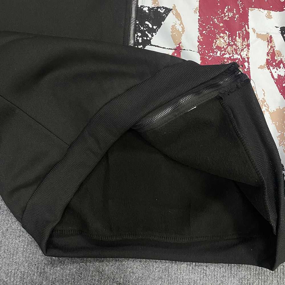 Retro Y2K Ins Fur Collar Printed Zipper Sweatshirt Long Sleeved Pullover Hoodie Street Trend Casual Retro Jacket W251027